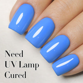 Application de Vernis Gel Double Rhythm sur des ongles