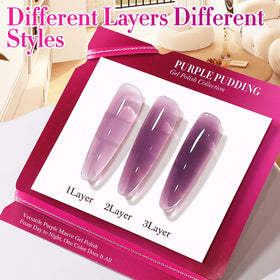 Application de vernis gel Double Rhythm sur des ongles
