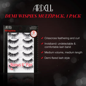 Application des cils Ardell Demi Wispies avec l'applicateur fourni