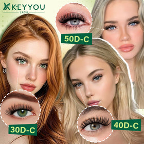 Application des cils avec pince anti-adhésive KEYYOU