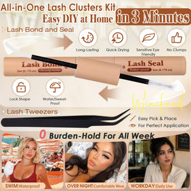 Application des cils avec pinces incluses