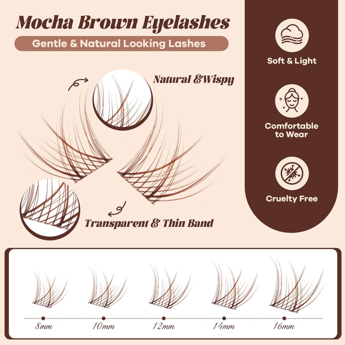 Application des cils B&Qaugen Mochalash sur un modèle
