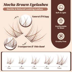 Application des cils B&Qaugen Mochalash sur un modèle