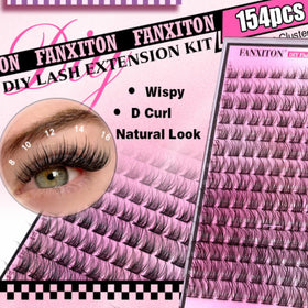 Application des cils FANXITON sur un modèle
