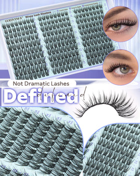 Application des cils Goddvenus sur un œil