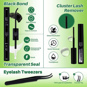 Application des cils LASHSUN avec pince incluse