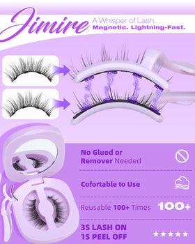 Application des cils magnétiques avec l'applicateur JIMIRE