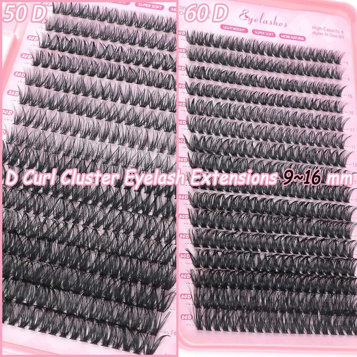 Application des cils OLLAVO sur les yeux