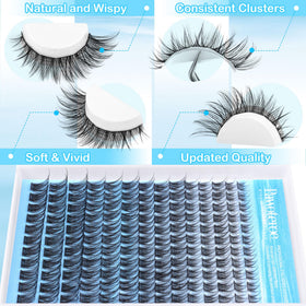 Application des clusters de cils avec le pinceau de scellage