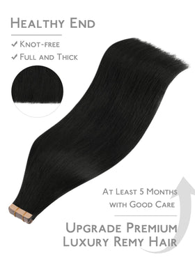 Application des extensions capillaires adhésives Wennalife