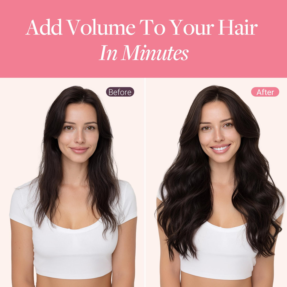 Application des extensions capillaires GOO GOO sur coiffure