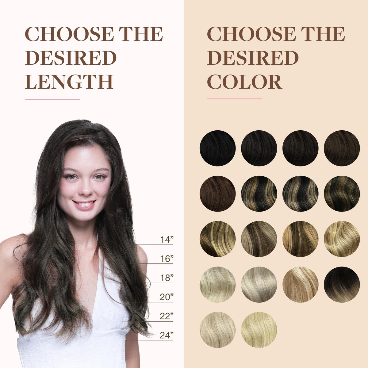 Application des extensions capillaires GOO GOO sur des cheveux