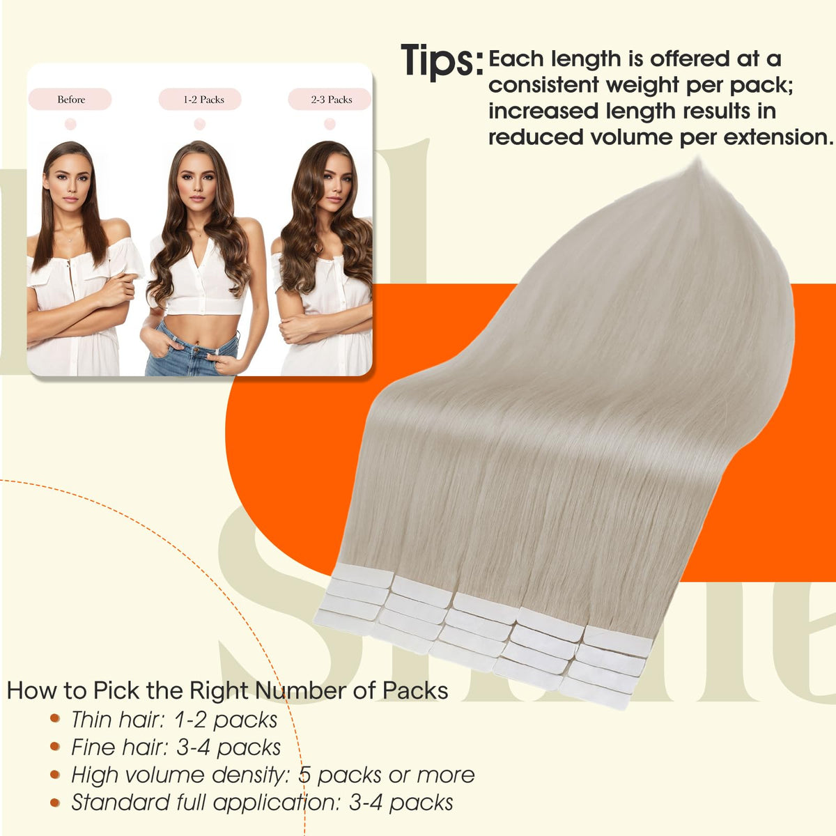 Application des extensions de cheveux à adhésif Full Shine dans un salon