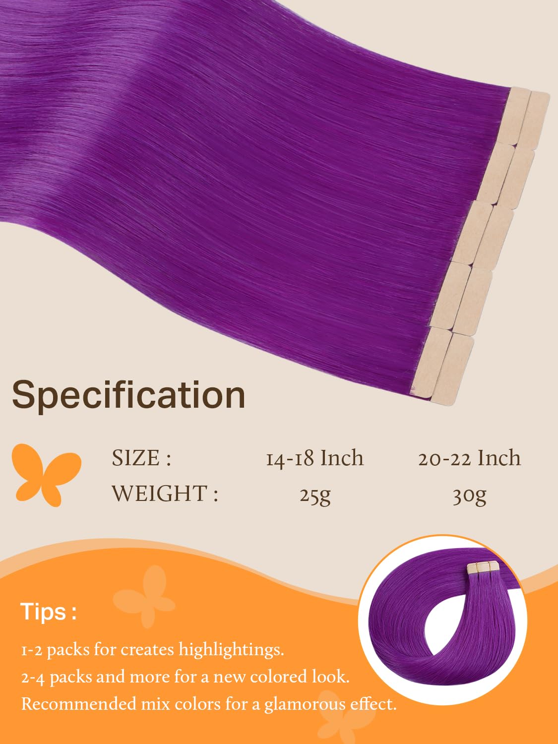 Application des extensions de cheveux DOORES sur cheveux fins