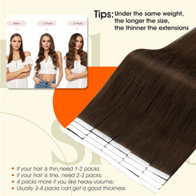 Application des extensions de cheveux Full Shine avec méthode sandwich