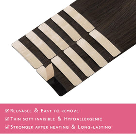 Application des extensions de cheveux naturels Wennalife