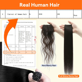Application des extensions de cheveux Remy Full Shine par une coiffeuse