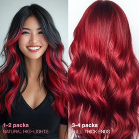 Application des extensions de cheveux tape in GOO GOO sur cheveux naturels