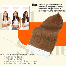 Application des extensions de cheveux tissées Full Shine dans un salon de coiffure