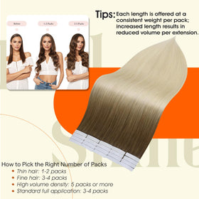 Application des extensions de cheveux tissées Full Shine en salon