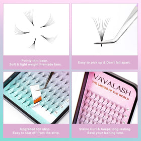 Application des extensions de cils VAVALASH sur modèle