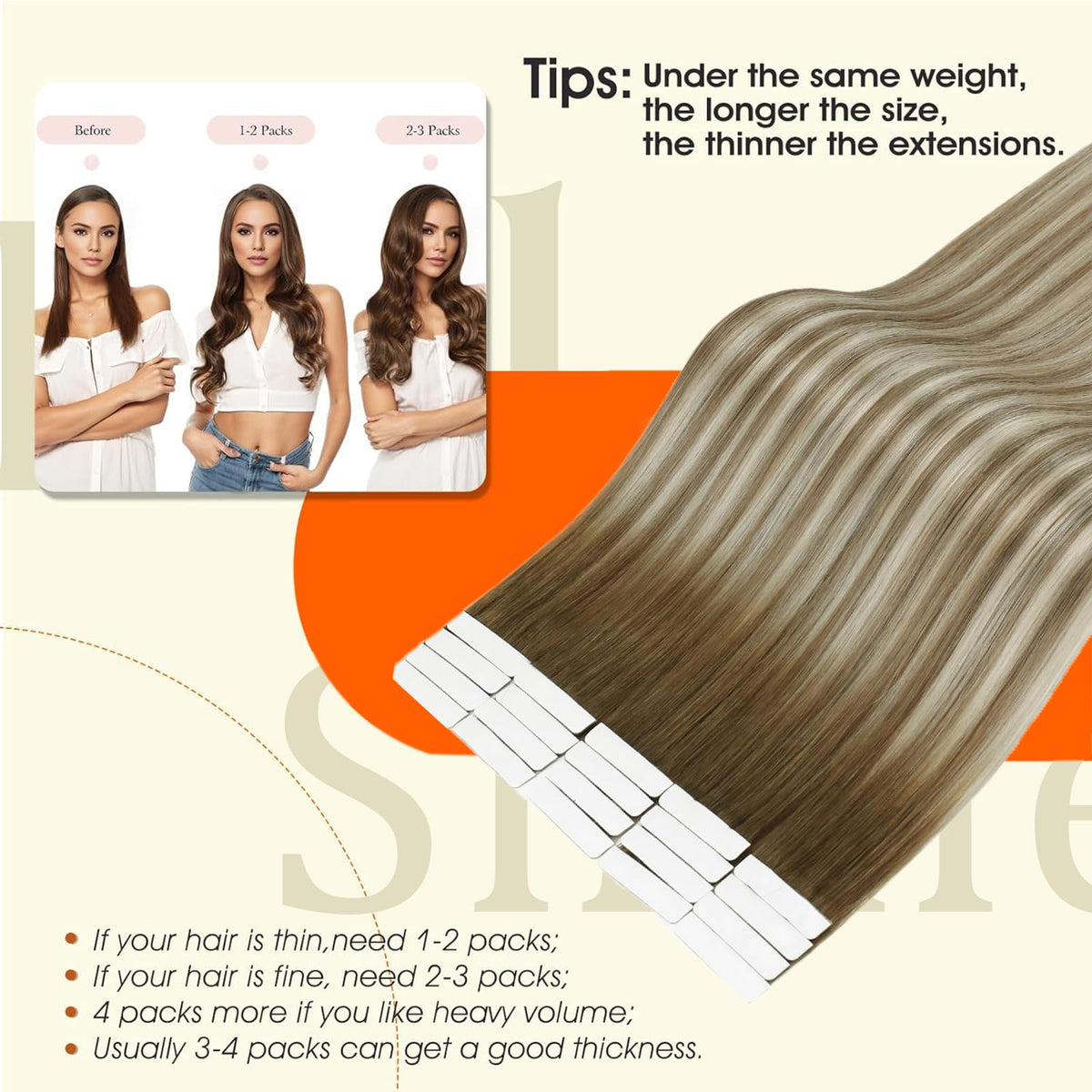 Application des extensions Full Shine avec méthode sandwich