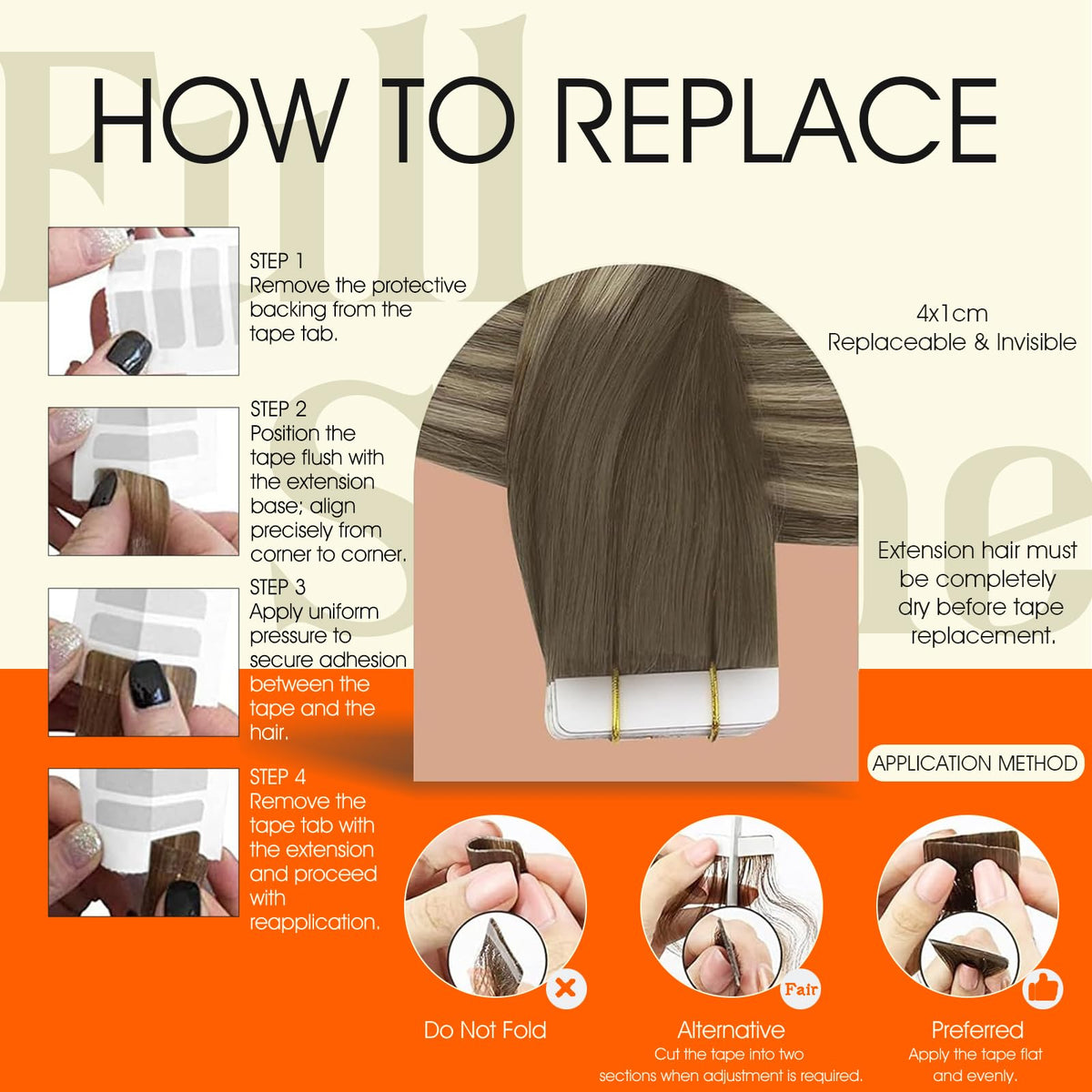Application des extensions Full Shine dans un salon de coiffure