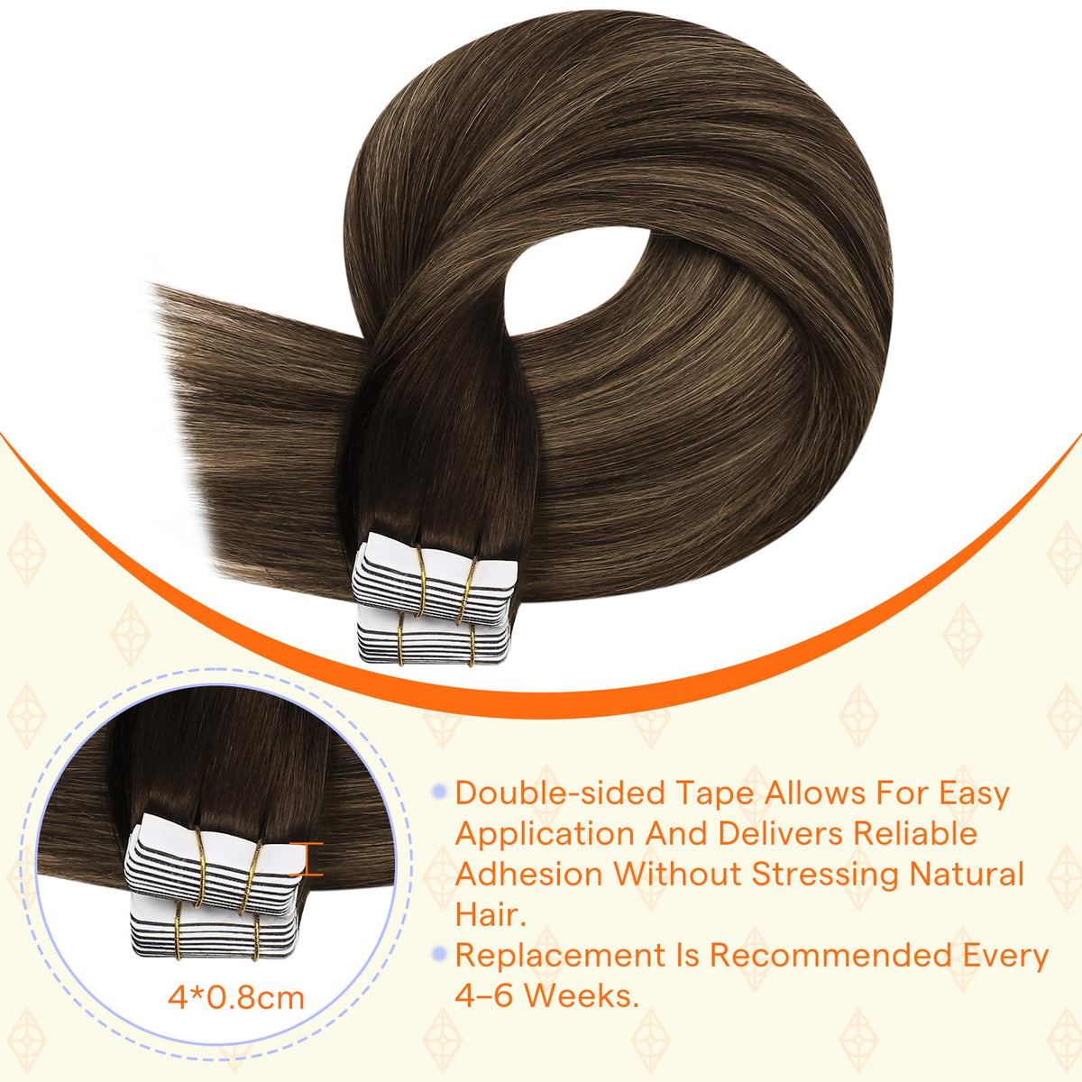 Application des extensions Full Shine sur cheveux