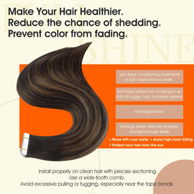 Application des extensions Full Shine sur cheveux