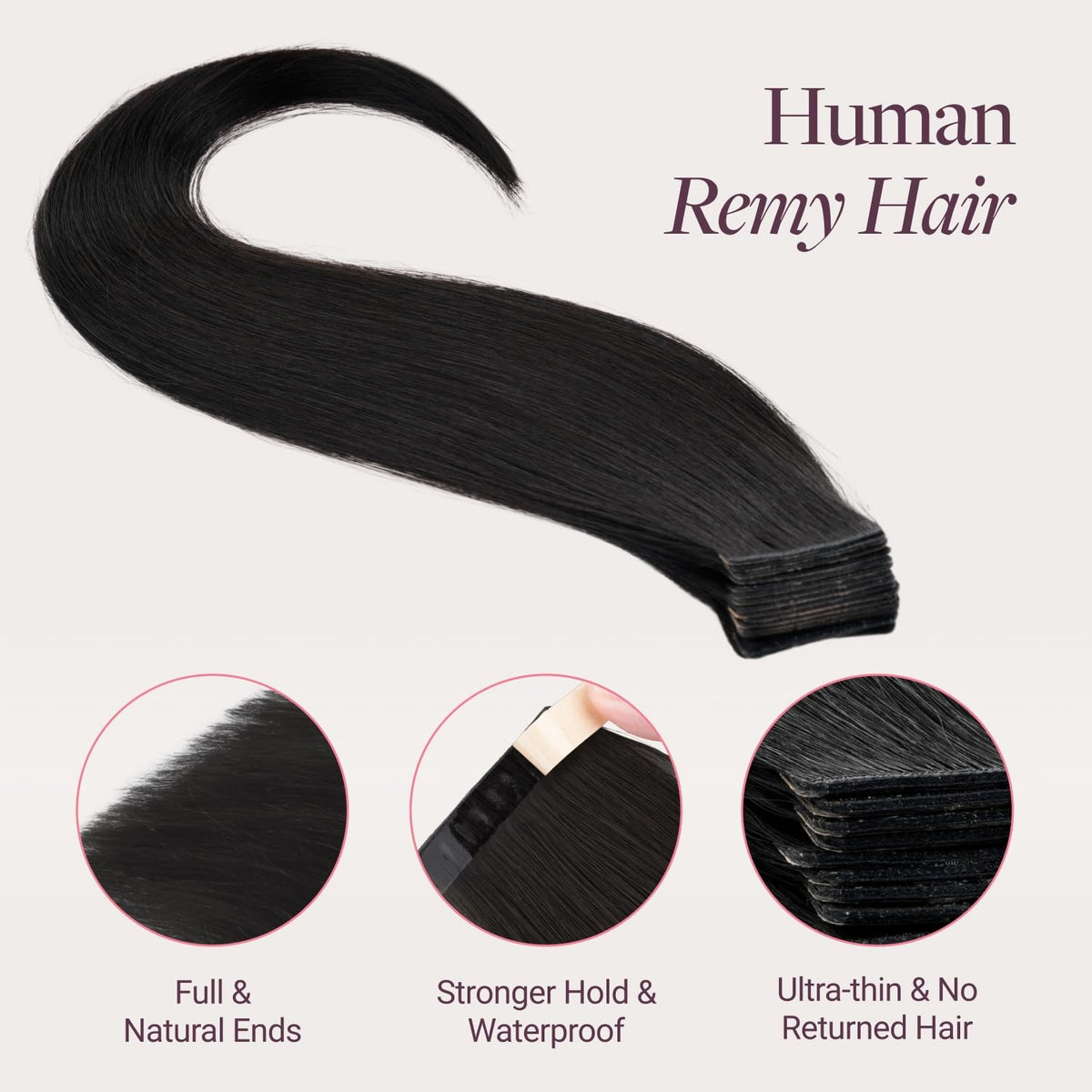 Application des extensions GOO GOO sur cheveux