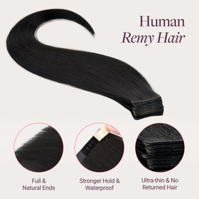 Application des extensions GOO GOO sur cheveux