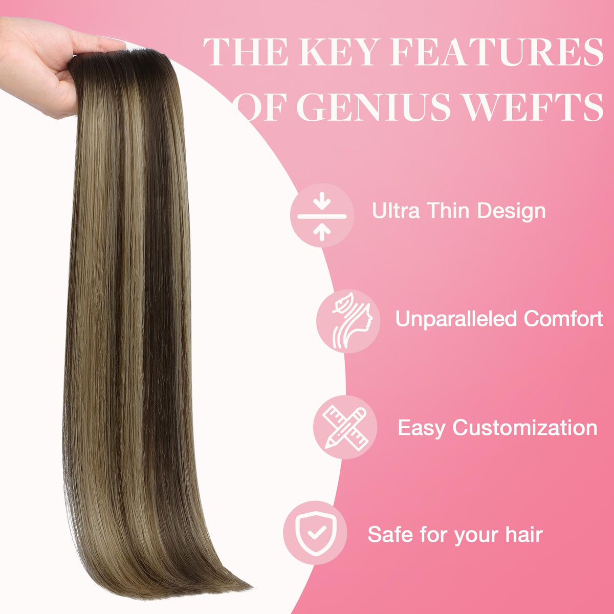 Application des extensions GOO GOO sur cheveux