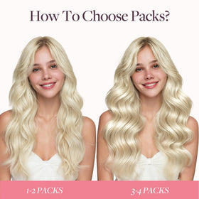 Application des extensions GOO GOO sur cheveux