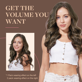 Application des extensions GOO GOO sur cheveux longs