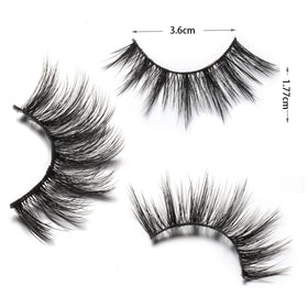 Application des faux cils DYSILK sur les yeux