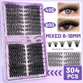 Application des faux cils QUAFFLY avec précision