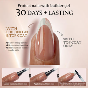 Application des faux ongles BTARTBOXNAILS sur des mains