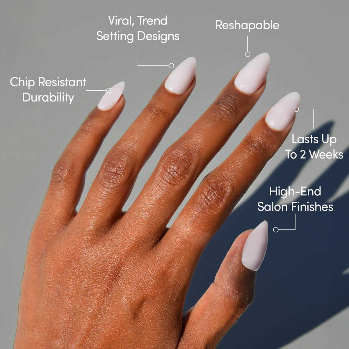 Application des faux ongles Glamnetic avec colle
