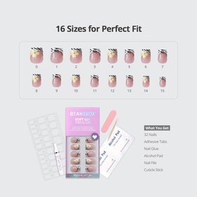 Application des faux ongles press-on BTArtbox