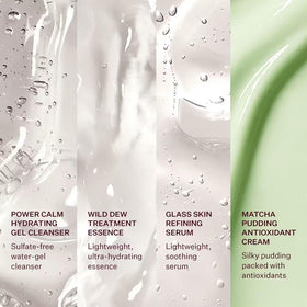 Application des produits Peach & Lily sur la peau