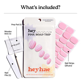 Application des strips en gel sur des ongles, étape de pose