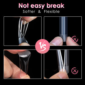 application des tips à ongles ranrose avec colle