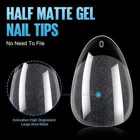 Application des tips d'ongles TOMICCA sur des ongles naturels