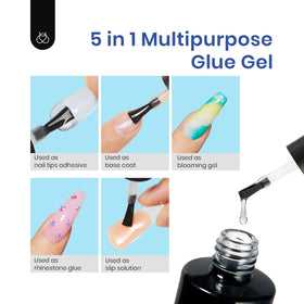 Application des tips sur les ongles avec le gel