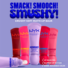 Application du Baume à Lèvres Mat Smushy NYX sur les lèvres