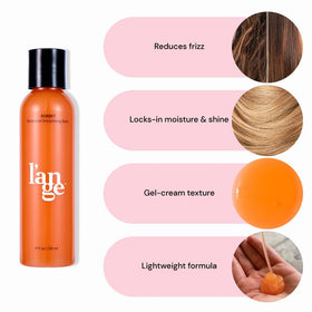Application du Baume Botanique L'ANGE HAIR sur des cheveux