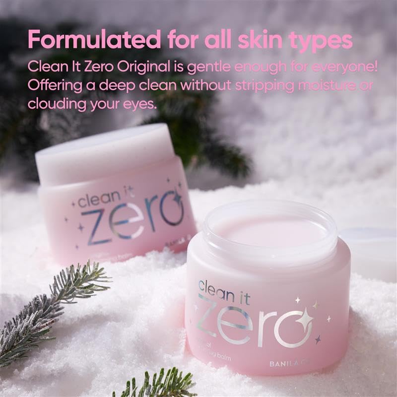 Application du baume démaquillant BANILA CO Clean it Zero sur la peau