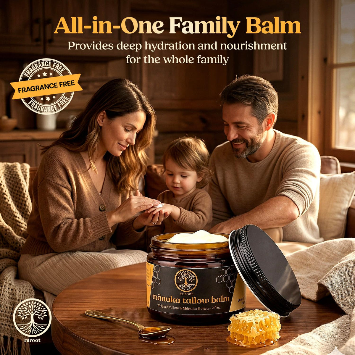 Application du Baume Manuka Tallow sur la peau