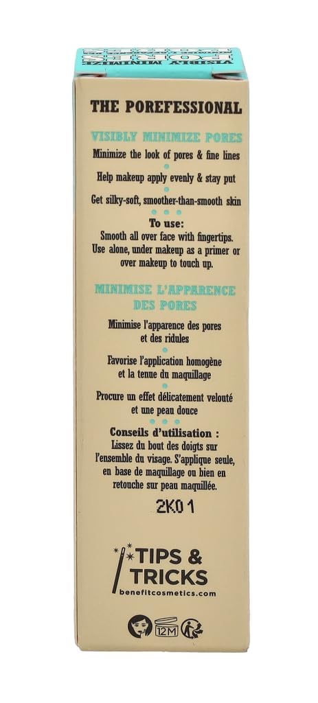 Application du Benefit POREfessional Pro Balm sur le visage