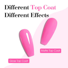 Application du CANNI Vernis à Ongles Gel Rose sur les ongles
